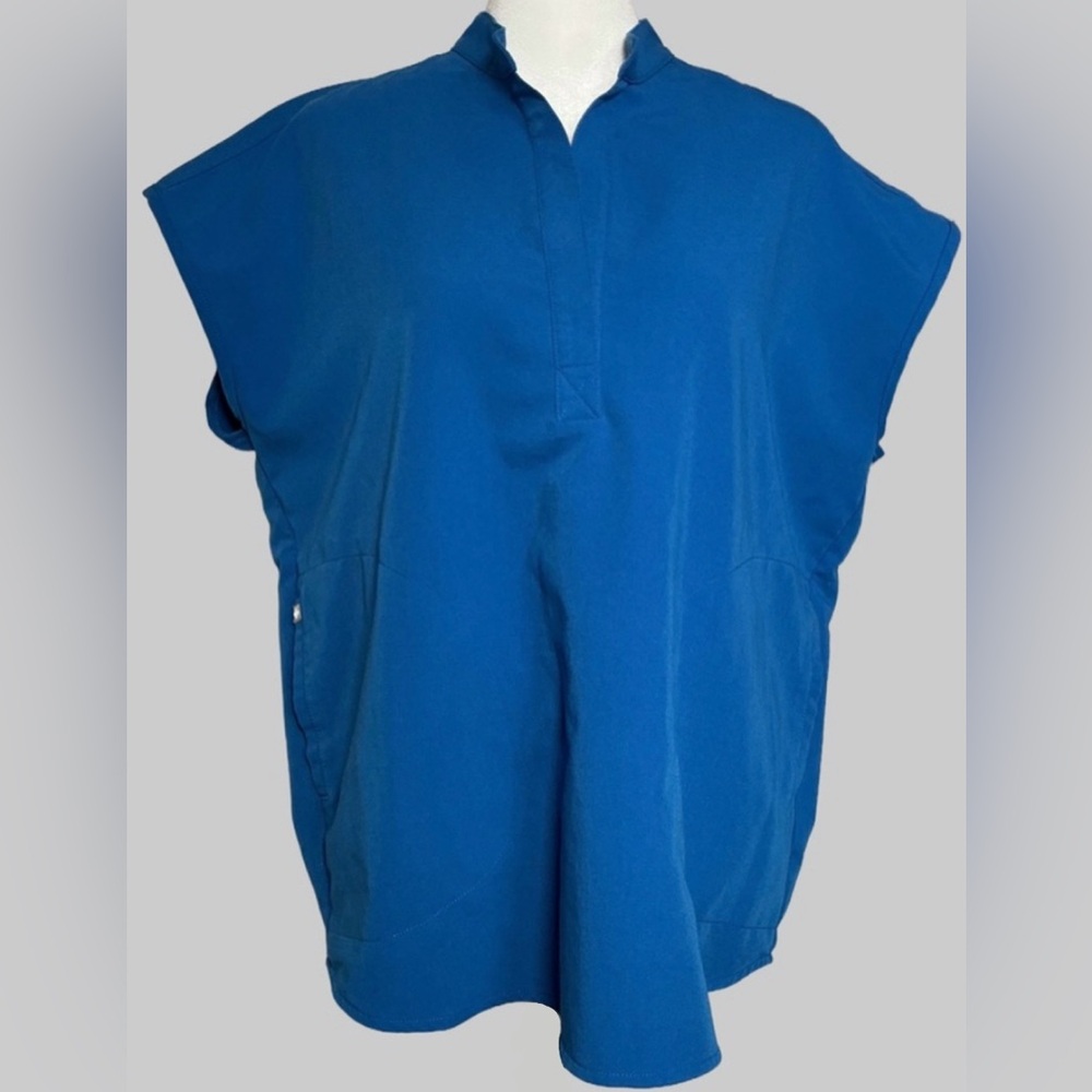 Figs Royal Blue Scrub Set